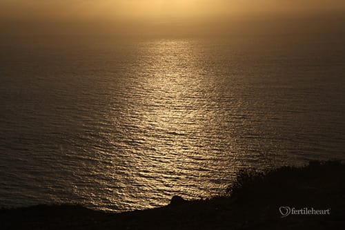 Sunset Over Ocean